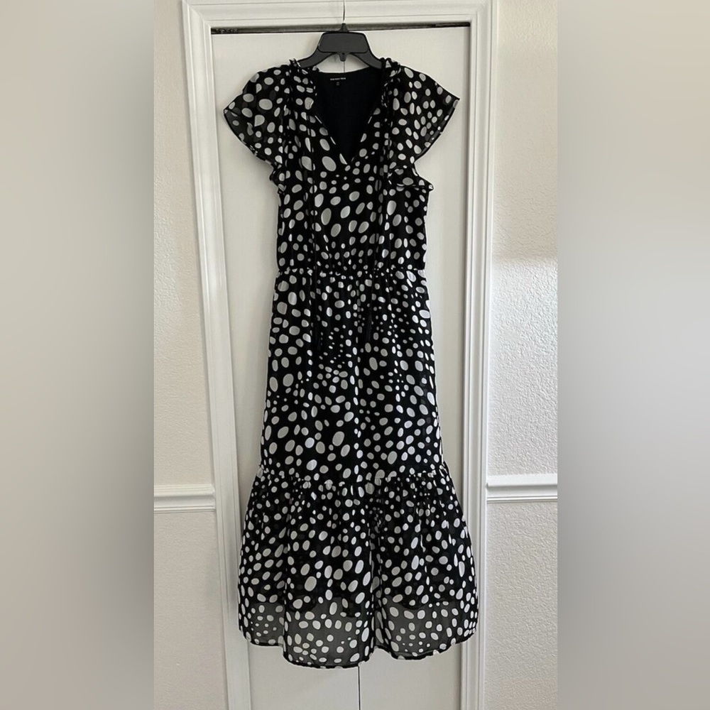 Who What Wear polka dot dress